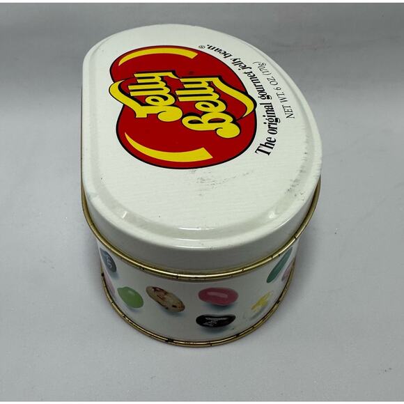 The Original Gourmet Jelly Bean Souvenir Metal Tin Canister 6oz (lil rust) - Picture 6 of 9